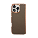 Geometric Carbon Fiber Texture Phone Case for iPhone 16 Pro