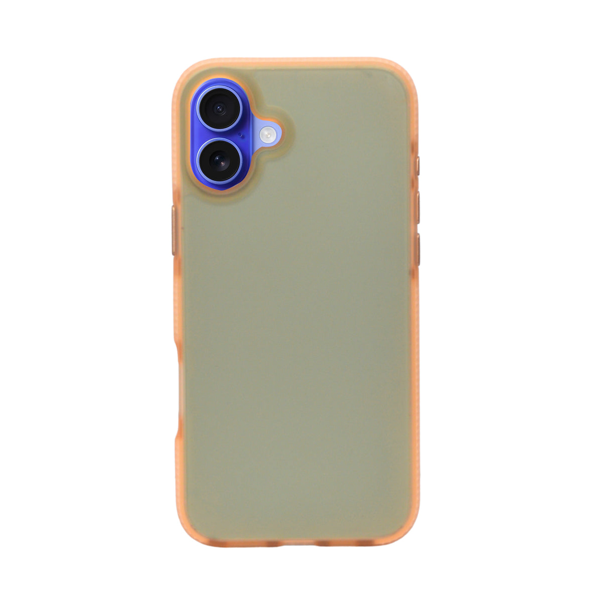 Matte Transparent Frosted with Side Border Phone Case For iPhone 16 Plus