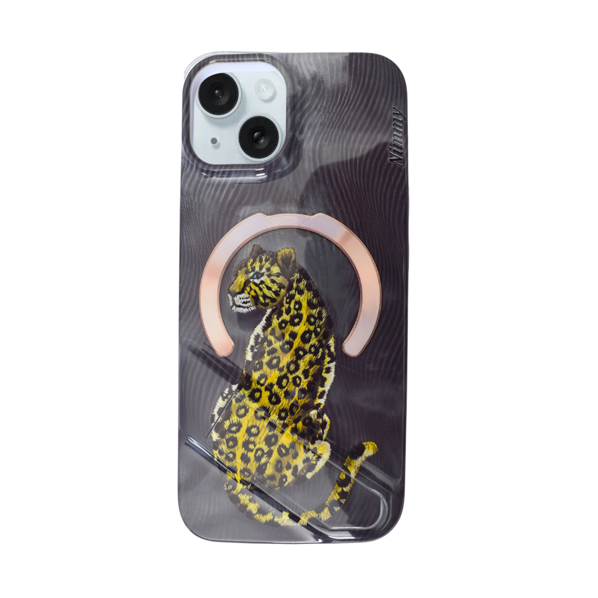Hard Printed iPhone Case With Stand Back Cover For iPhone 13 / 14