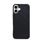 Soft Silicone Wave Texture Phone Case For iPhone 16 Plus
