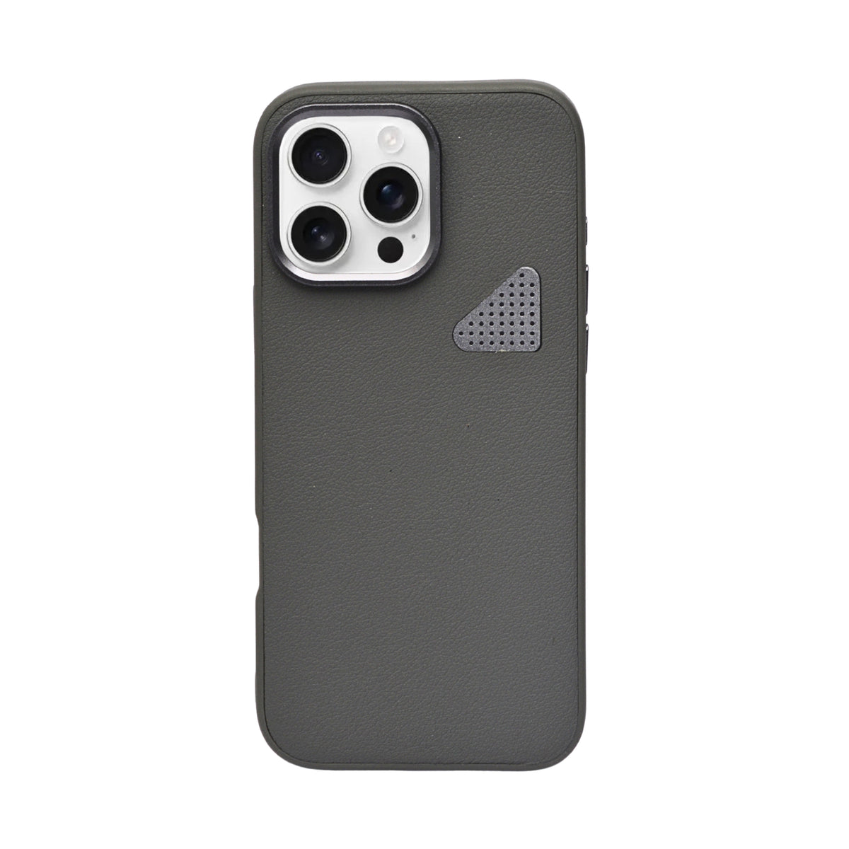 Premium Leather Heat Dissipation Protective Case for iPhone 16 Pro Max