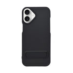 Silicone Soft Matte Finish Phone Case with Kickstand For iPhone 16 Plus