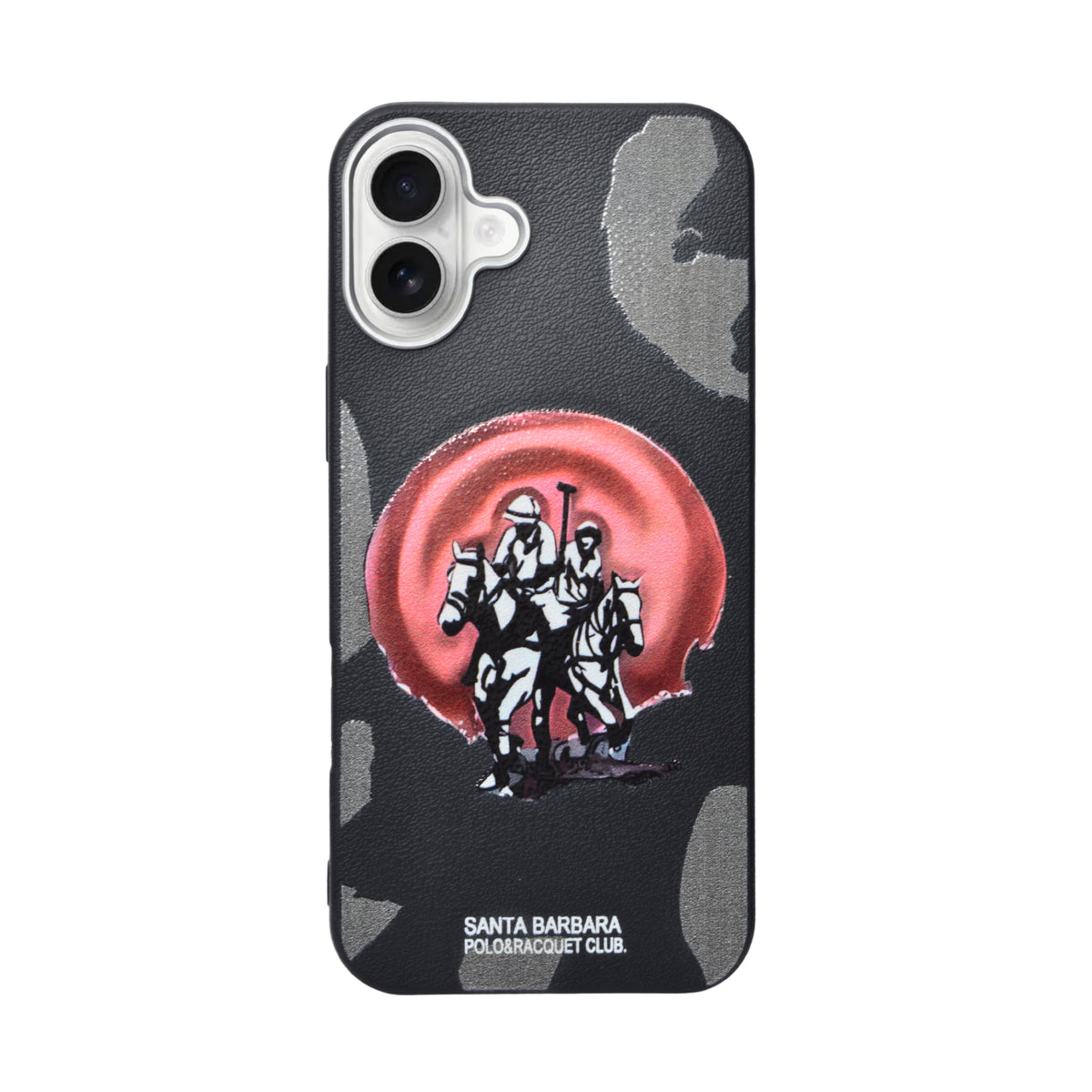 Santa Barbara Polo & Racquet Club Leather Phone Case For iPhone 16 Plus