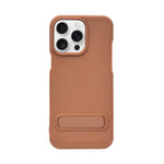 Silicone Soft Matte Finish Phone Case with Kickstand For iPhone 16 Pro Max