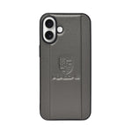 Porsche Design Leather Finish Mobile Back Cover For iPhone 16 Plus