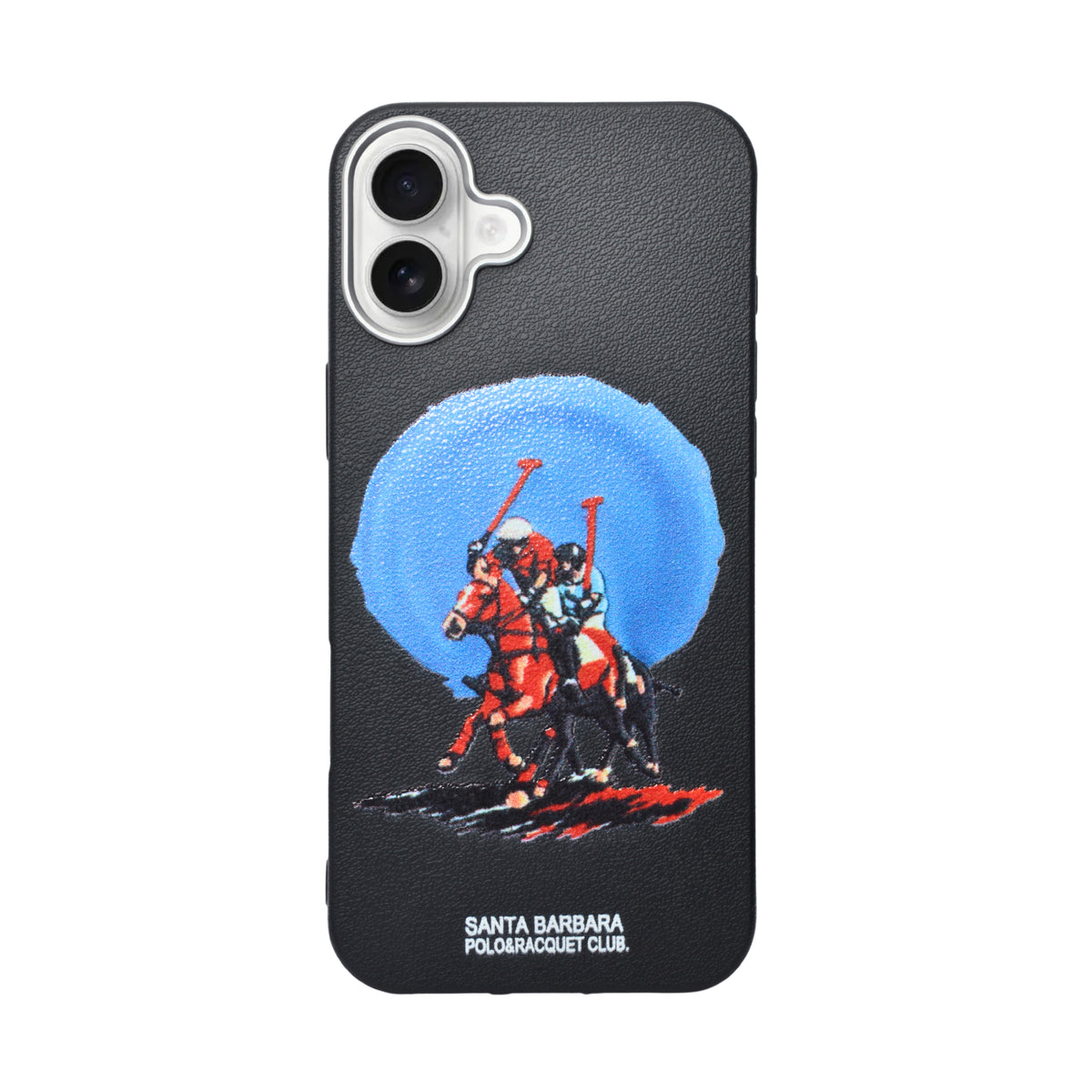 Santa Barbara Polo & Racquet Club Leather Phone Case For iPhone 16 Plus