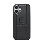 Porsche Design Leather Finish Mobile Back Cover For iPhone 16 Plus