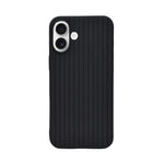 Minimal Jute Textured Matte Protective Phone Case For iPhone 16 Plus