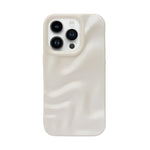 3D Ripple Wave Texture Soft Silicone Phone Case For iPhone 14 Pro