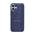 Porsche Design Leather Finish Mobile Back Cover For iPhone 16 Plus