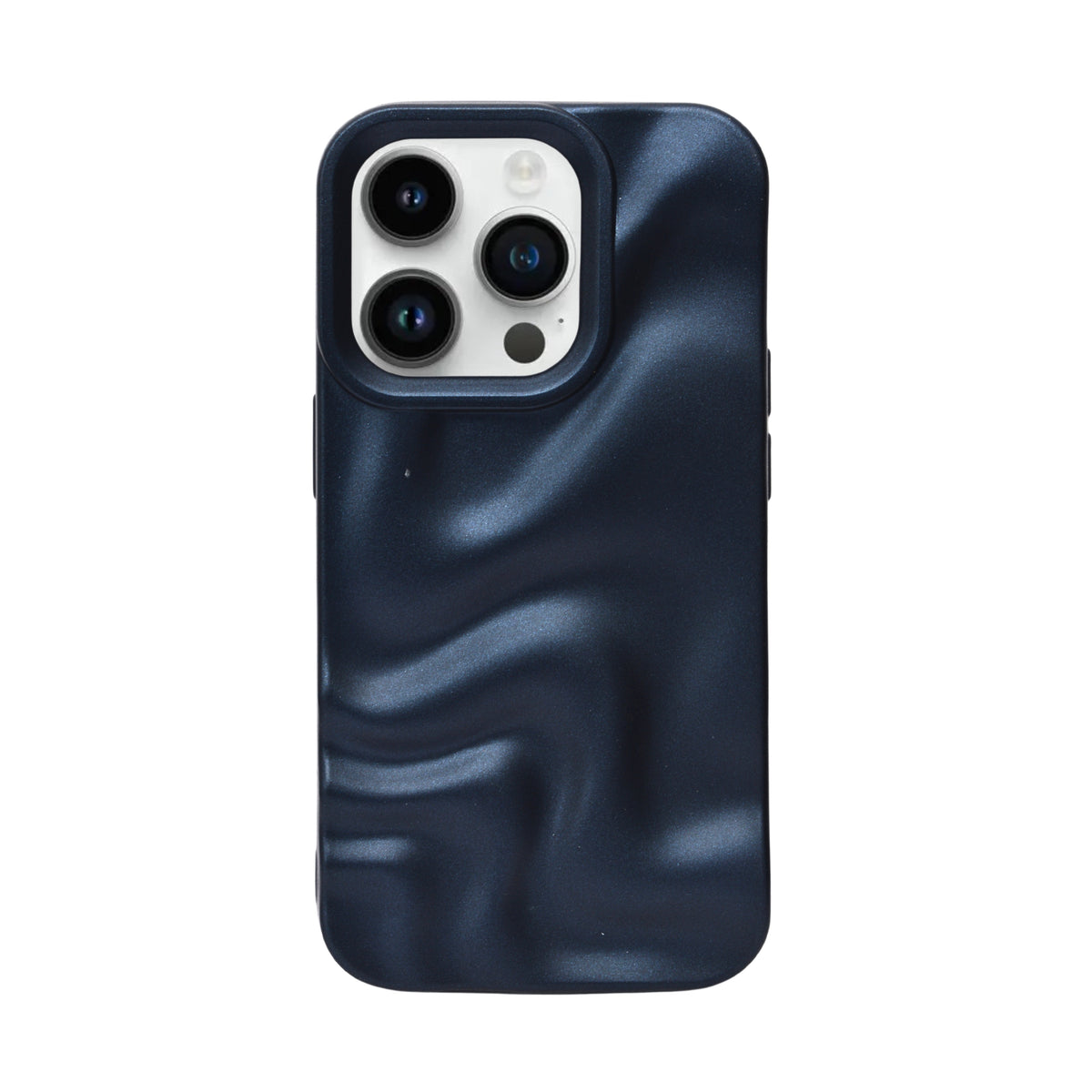 3D Ripple Wave Texture Soft Silicone Phone Case For iPhone 14 Pro