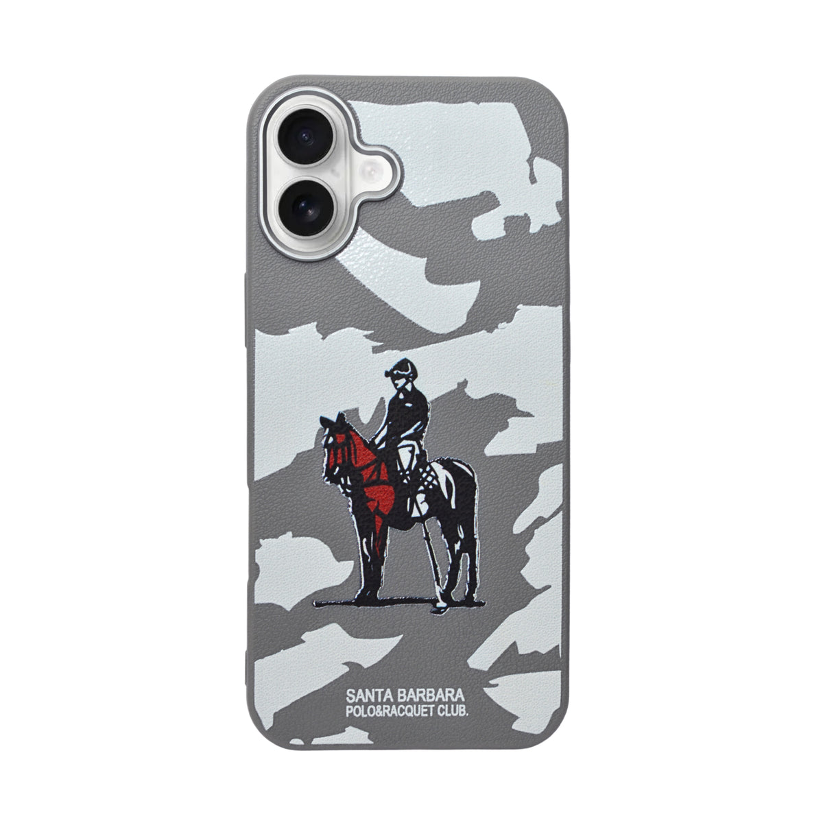 Santa Barbara Polo & Racquet Club Leather Phone Case For iPhone 16 Plus