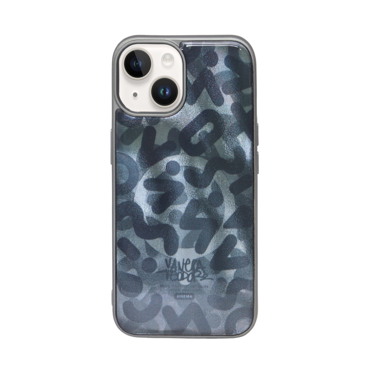 Abstract Graffiti Art Transparent Phone Case for iPhone 13 / 14