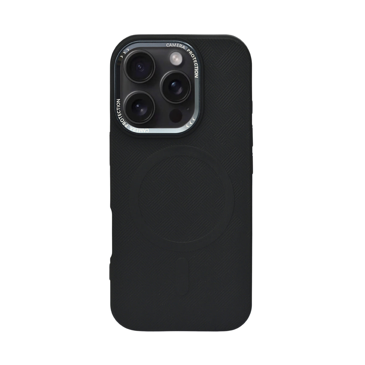 Textured Anti-Slip Silicone MagSafe Compatible Phone Case for iPhone 16 Pro