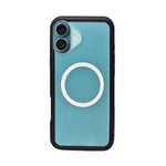 Dual Color Edge Matte Transparent MagSafe Phone Case for iPhone 16