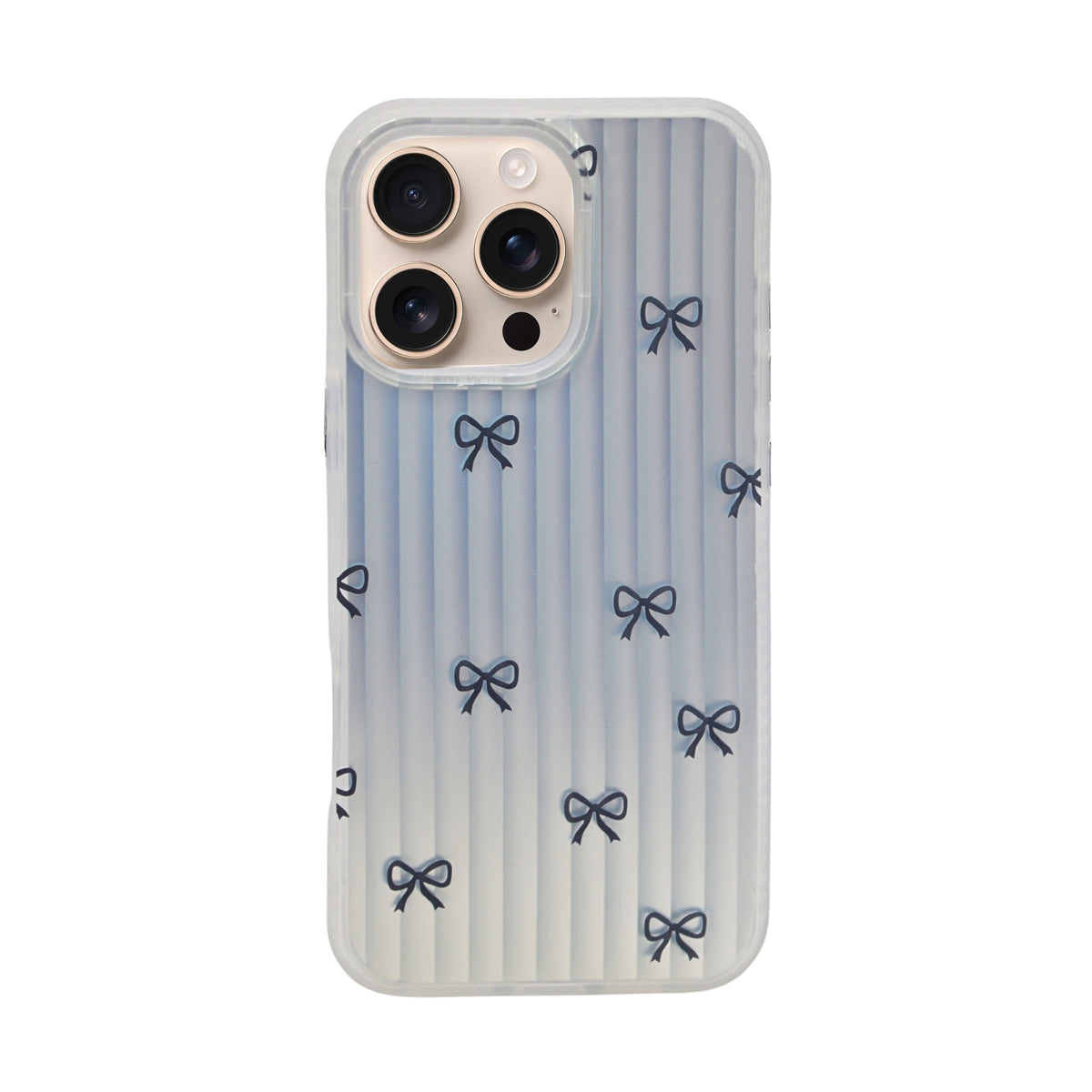 Aesthetic Bow & Floral Phone Case for iPhone 16 Pro