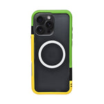 Dual Color Edge Matte Transparent MagSafe Phone Case for iPhone 16 Pro Max