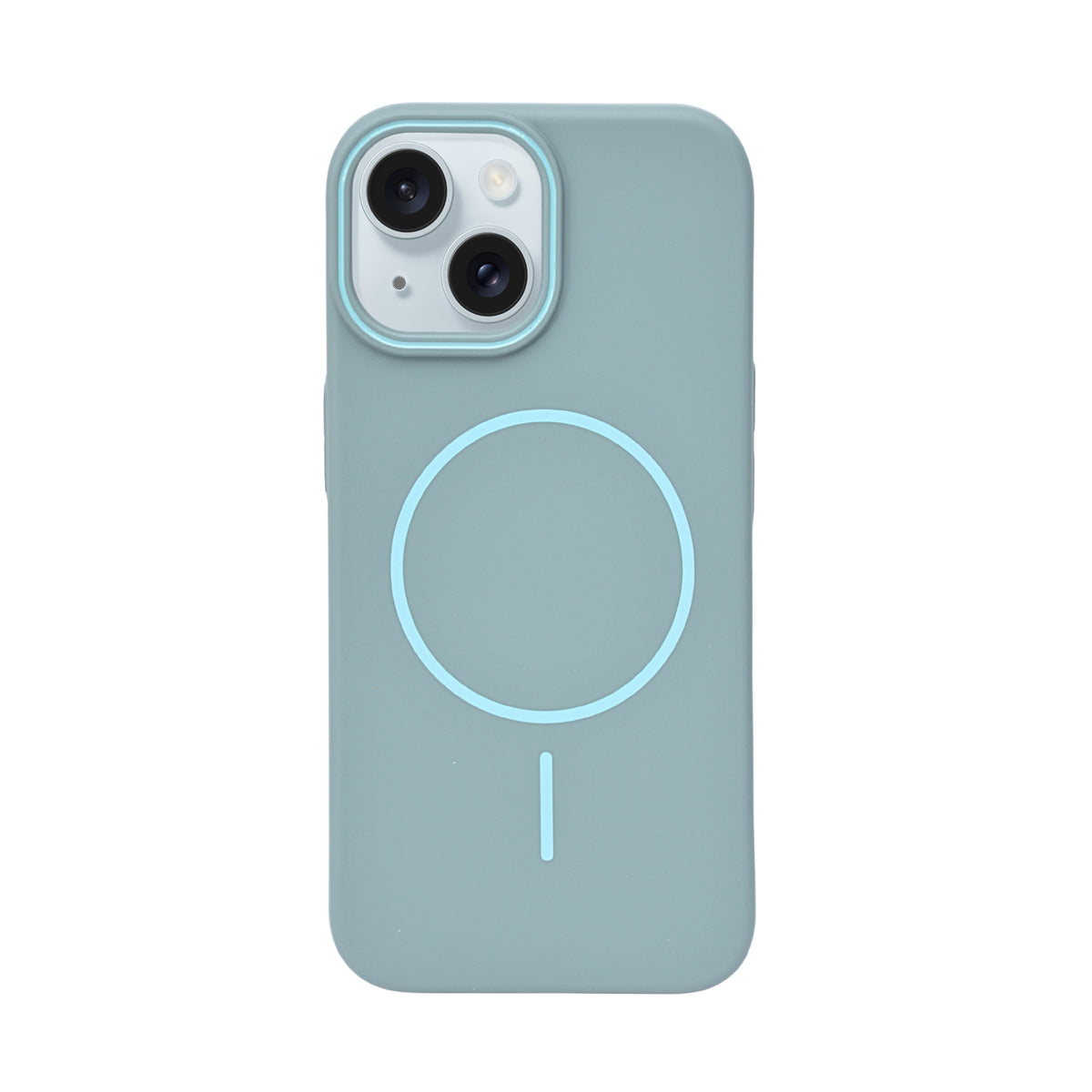 MagSafe Compatible Matte Finish Hard Plastic Phone Case for iPhone 15