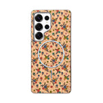 Cork Texture Printed MagSafe Compatible Phone Case for Samsung Galaxy S25 Ultra