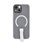 Frosty Matte with Silicone Finger Loop Phone Case for iPhone 13 / 14