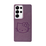 Glitter Sparkle Kitty Phone Case for Samsung Galaxy S25 Ultra