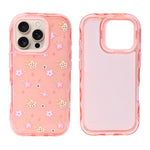 Cute Transparent Wavy Edge Phone Case for iPhone 16 Pro
