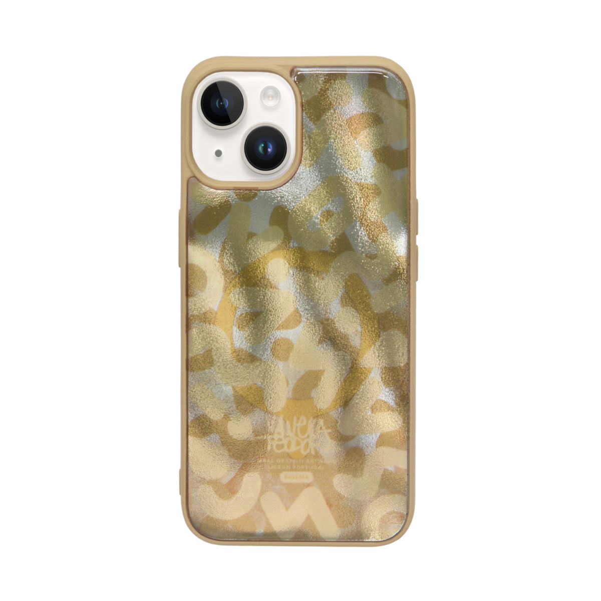 Abstract Graffiti Art Transparent Phone Case for iPhone 13 / 14