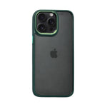 Transparent Hard back with Chrome Border Anti Slip Grip Phone Case for iPhone 13 Pro