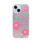 Aesthetic Bow & Floral Phone Case for iPhone 15