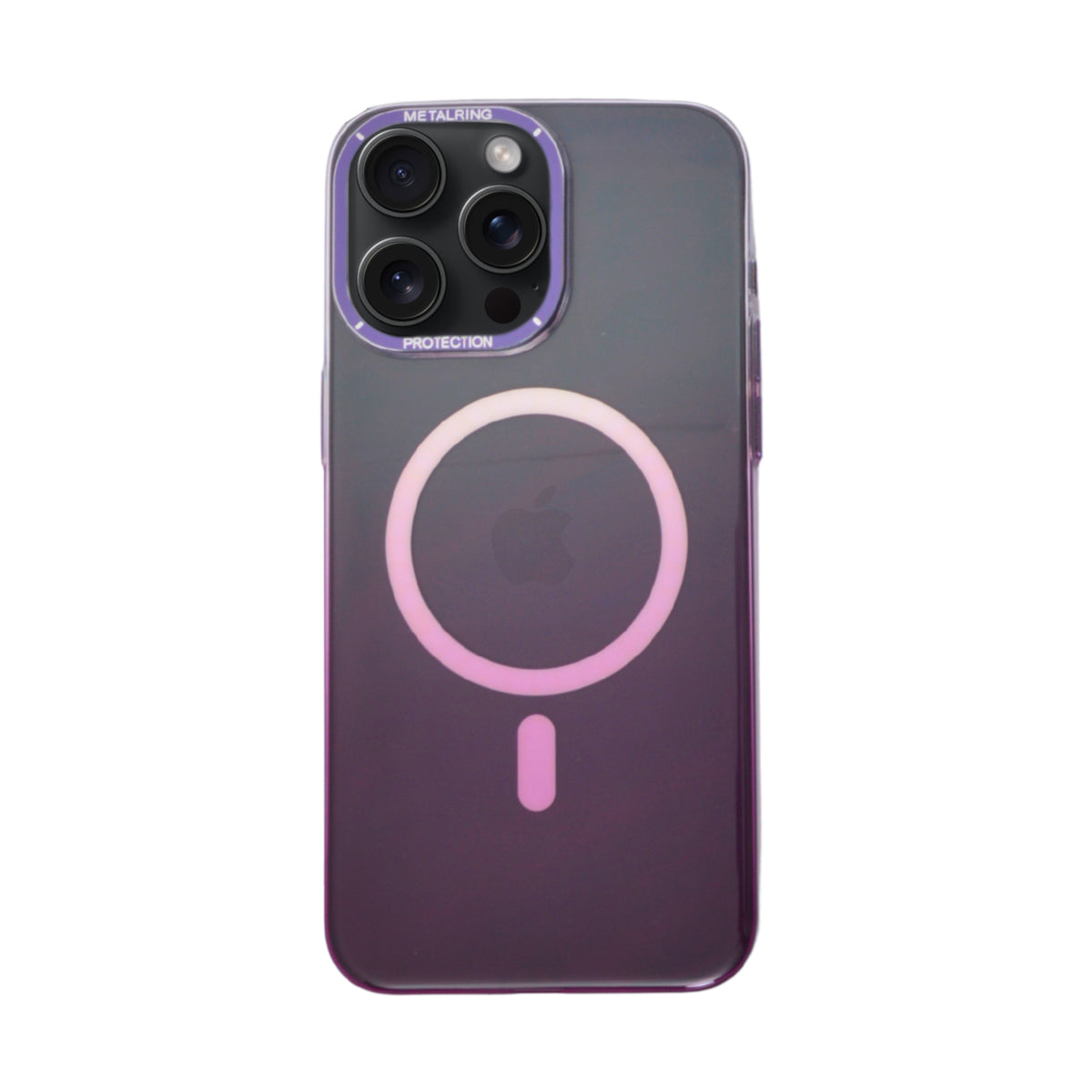 Aesthetic Gradient MagSafe with Metal Camera Protection Phone Case for iPhone 15 Pro Max