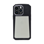 Heavy Duty Shockproof Bumper with Clear Panel Phone Case for iPhone 13 Pro