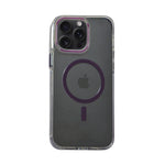 Transparent MagSafe with Colored Border Phone Case For iPhone 14 Pro