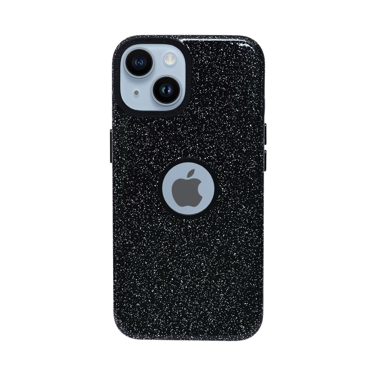 Glitter with Logo Cutout and Camera Protection Phone Case For iPhone 13/ 14