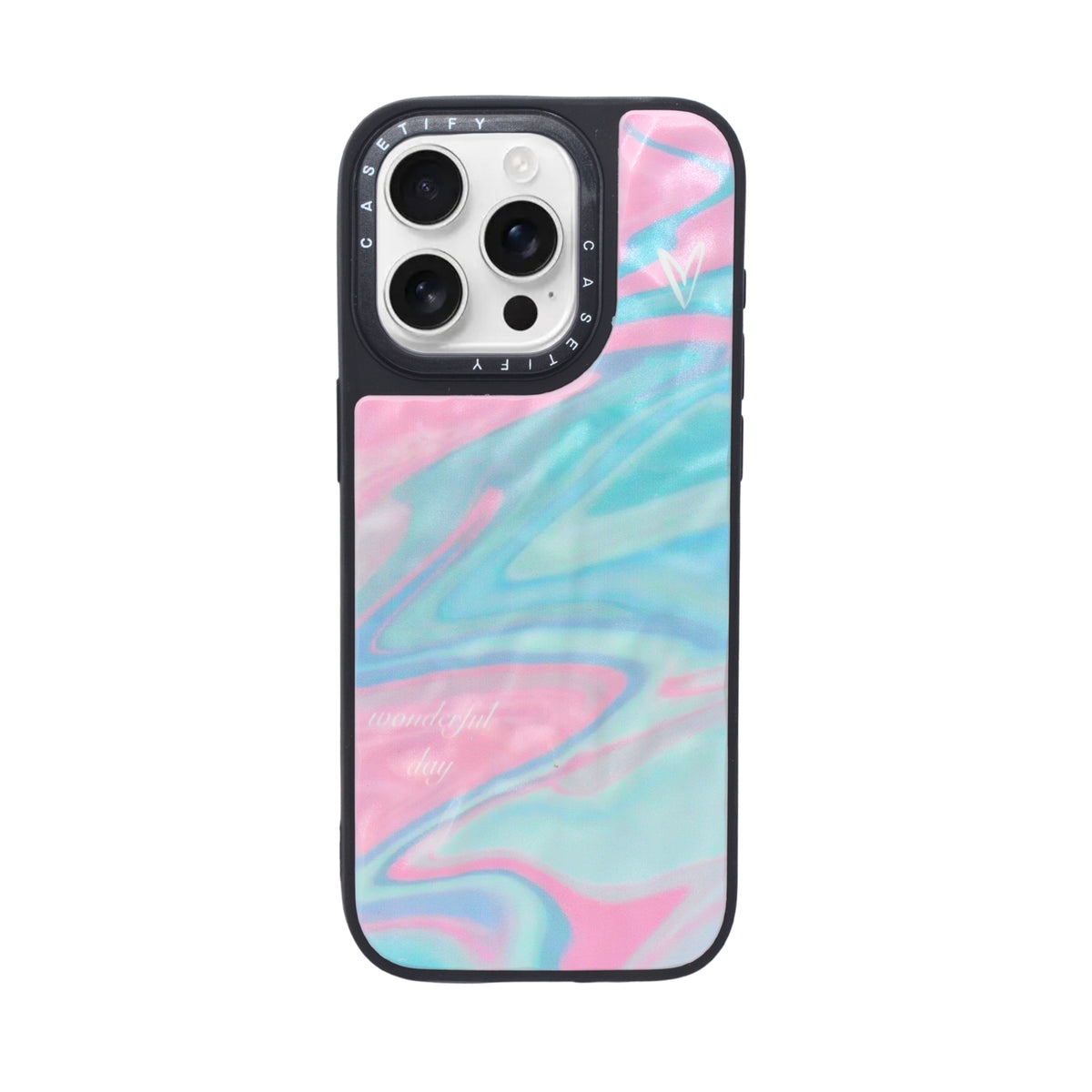 Marble Glossy Abstract Protective Phone Case For iPhone 15 Pro Max