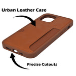 Slim Leather Wallet With Card Holder Case For iPhone 12 / 12 Pro