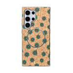 Cork Texture Printed MagSafe Compatible Phone Case for Samsung Galaxy S24 Ultra