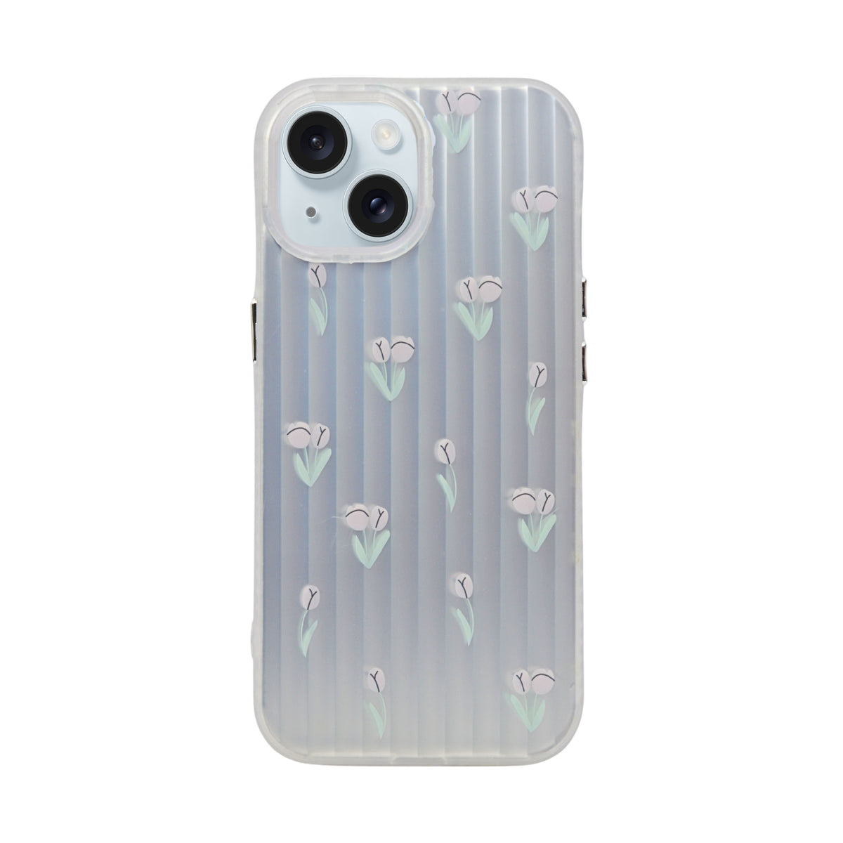 Aesthetic Bow & Floral Phone Case for iPhone 15