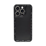 Aesthetic Iridescent Wavy Frame Phone Case for iPhone 14 Pro