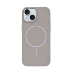 Soft Silicone with MagSafe Ring Phone Case for iPhone 15