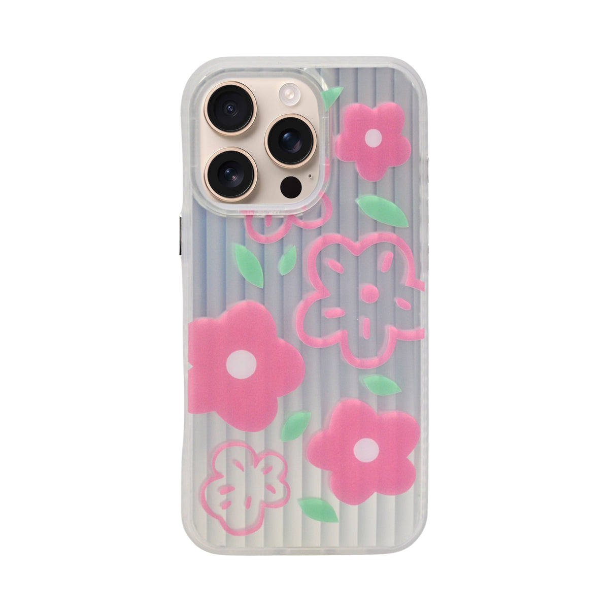 Aesthetic Bow & Floral Phone Case for iPhone 16 Pro