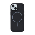 Soft Silicone with MagSafe Ring Phone Case for iPhone 15