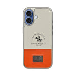 Santa Barbara Polo Club Dual Tone Leather Finish Phone Case for iPhone 17