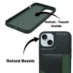 Slim Leather Wallet With Card Holder Case For iPhone 14 Plus / 15 Plus
