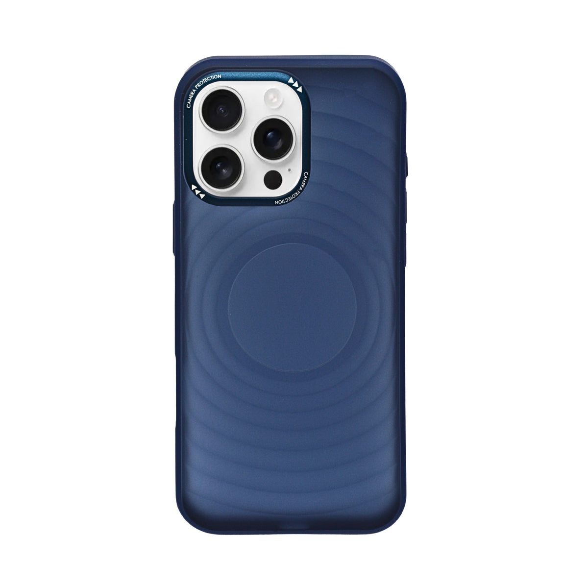 Stylish Durability Acrylic Corrugated Lines Skin Feel Case For iPhone 16 Pro Max