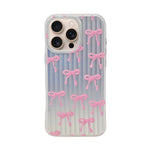 Aesthetic Bow & Floral Phone Case for iPhone 16 Pro