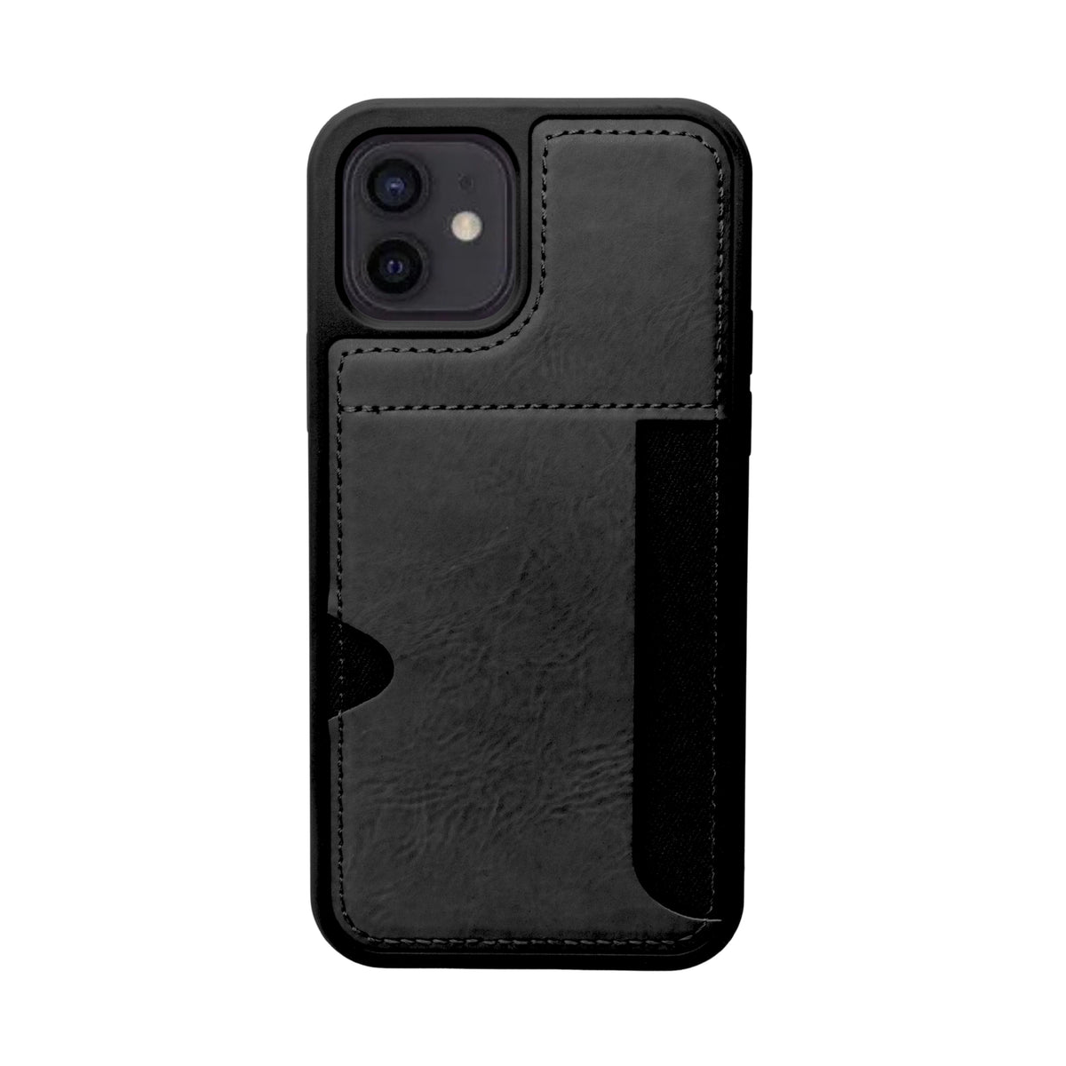 Slim Leather Wallet With Card Holder Case For iPhone 12 / 12 Pro