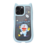 Cute Cartoon Phone Case with Cat Ears For iPhone 15 Pro