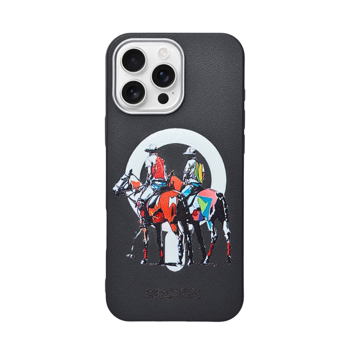 Santa Barbara Polo & Racquet Club Leather Phone Case For iPhone 16 Pro Max