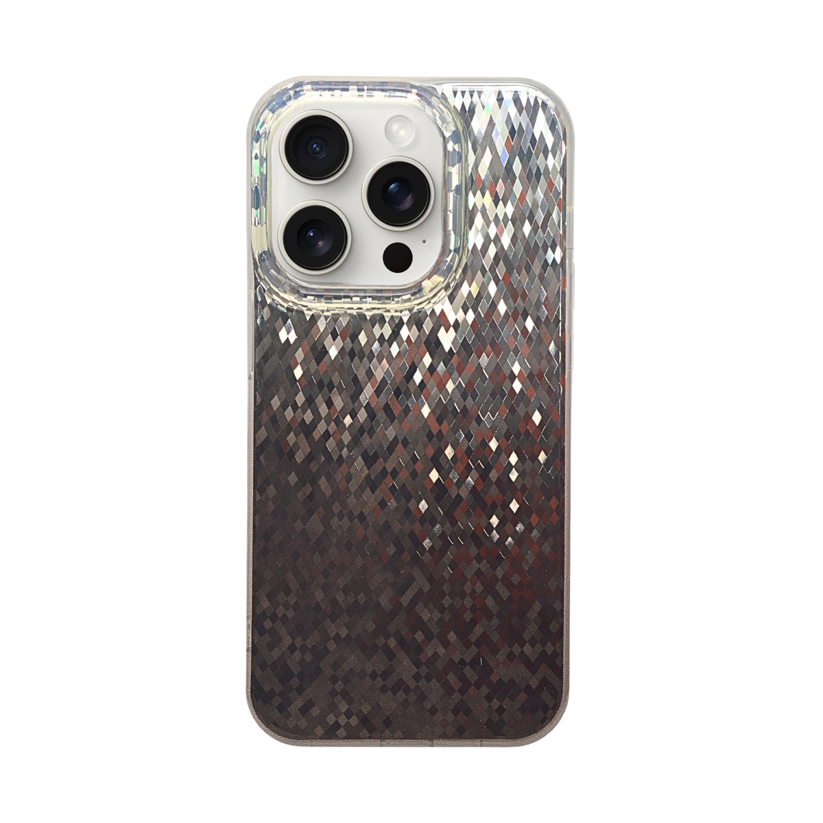 Crystal Mosaic with Prismatic Effect Phone Case for iPhone 14 Pro