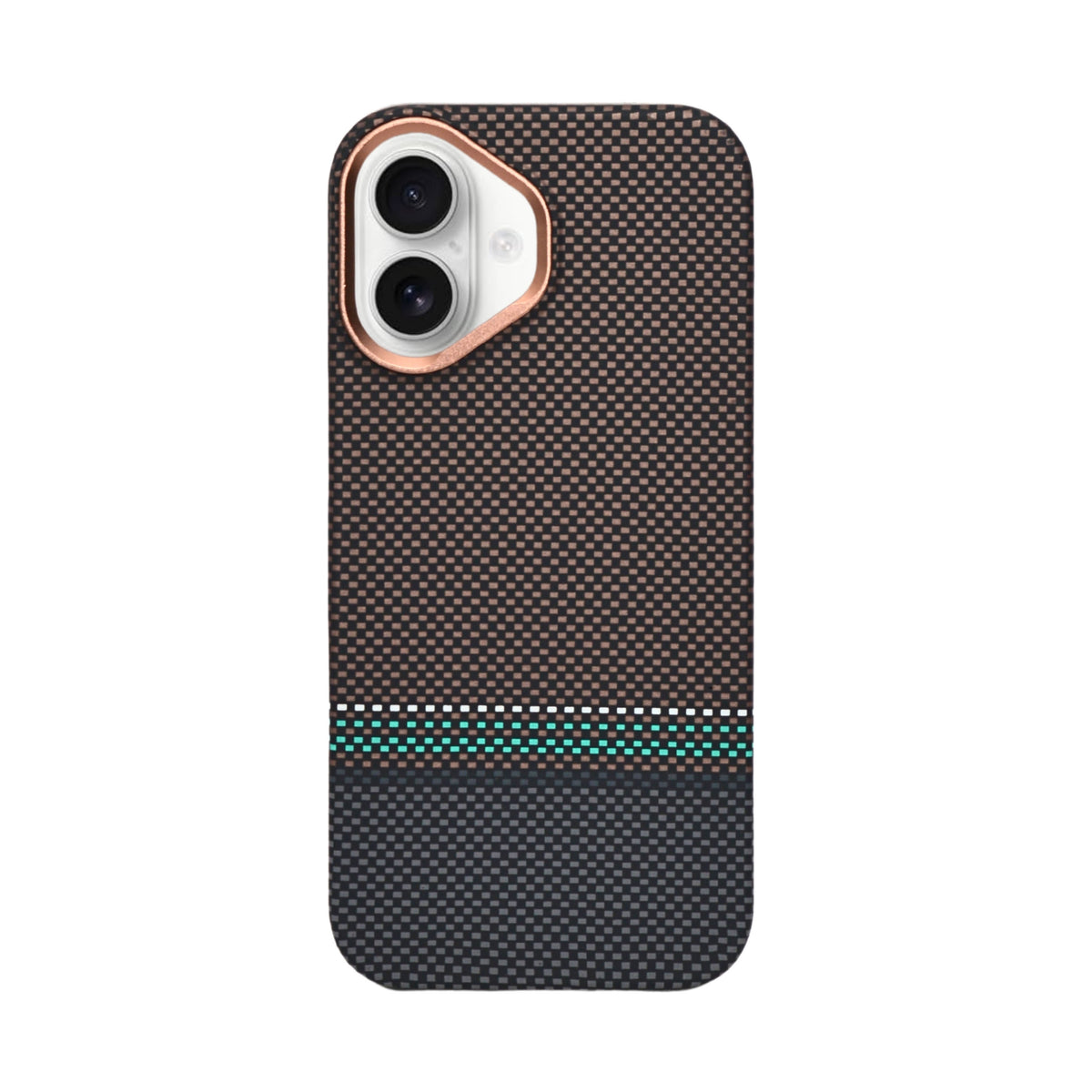 Kevlar Texture Magsafe Armor Phone Case for iPhone 17
